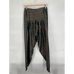 Bonanza Satrangi Striped Harem Pants High Waist Tapered Leg Size 10 Lightweight